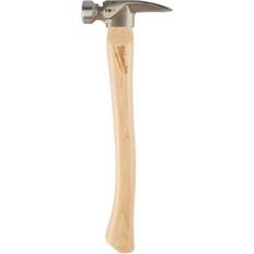 Milwaukee Hammers Milwaukee Milled Face Hickory Wood Framing Hammer Carpenter Hammer
