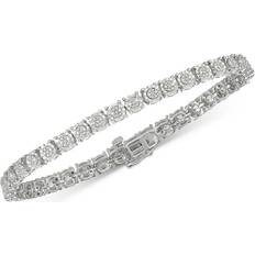 Macy's Tennis Bracelet - Silver/Transparent