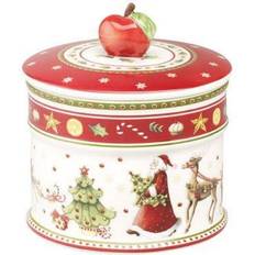 Porcelain - Red Kitchen Storage Villeroy & Boch Winter Bakery Delight Biscuit Jar 0.56L