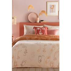 Furn. Kindred Single Duvet Cover Beige, Orange, Yellow