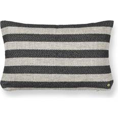 Ferm Living Clean Cushion Black Complete Decoration Pillows Beige, Black (60x)