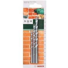 Bosch 2609255458 Masonry Drill Bit Set (3 Pieces)