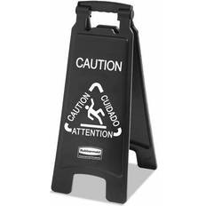 Rubbermaid Commercial Executive 2-Sided Multi-Lingual Caution Sign, in., RCP1867505