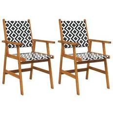 vidaXL 316249 2-pack Garden Dining Chair