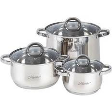 Maestro - Cookware Set with lid 6 Parts