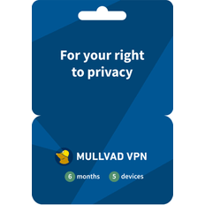 Mullvad VPN 5 Devices For 6 Months