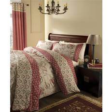 Red Duvet Covers Catherine Lansfield Kashmir Duvet Cover Natural, Multicolour, Red