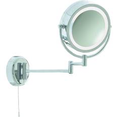 Searchlight Magnifying Extendable Bathroom Mirror Light X3 Magnification