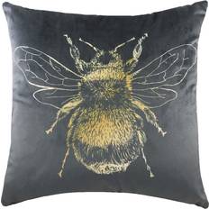 Evans Lichfield Gold Bee Complete Decoration Pillows Grey, Gold