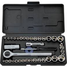 Rolson 3/8" 40 Drive Socket Set Ratchet Case Head Socket Wrench