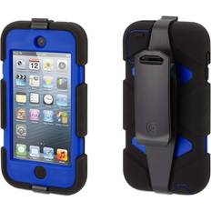 Griffin Technology Survivor All-Terrain Shell case Black, Blue Polycarbonate, Silicone