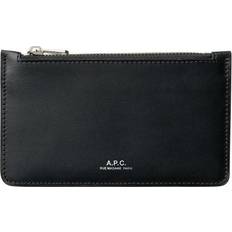 A.P.C. Walter Zip Card Wallet Black