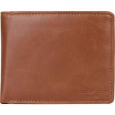 Buxton Men s D-Type RFID Credit Card Billfold Vegan Leather Tan