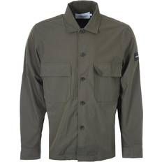 Calvin Klein Beige Clothing Calvin Klein Long Sleeve Overshirt