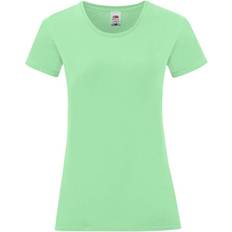 Fruit of the Loom Women's Iconic T-shirt - Neo Mint