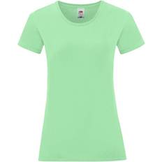 Fruit of the Loom Women's Iconic T-shirt - Neo Mint