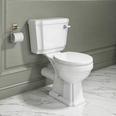 Toilets Traditional Close Coupled Toilet with Soft Close Seat Park Royal