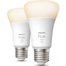 Light Bulbs Philips Hue W A60 EU LED Lamps 9W E27 2-pack