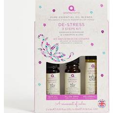 Flavoured Body Oils Aroma Home Pure Essential Oil Blends De-Stress 3 Steps Kit