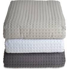 Allure Taupe, Single Hotel Sedona Waffle Blankets Beige