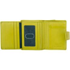 Green Primehide Leather Purse Wallet - RFID Blocking Sized Verona