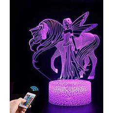 Pink Night Lights Nice Dream Unicorn 3D Night Light