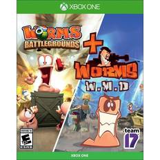 Xbox One Games Worms Battlegrounds and Worms W.M.D Standard Edition (XOne)