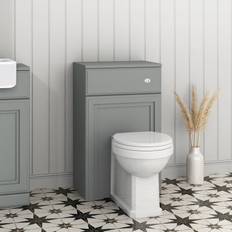 Grey Water Toilets 500mm Light Grey Back to Wall Toilet Unit Only Westbury