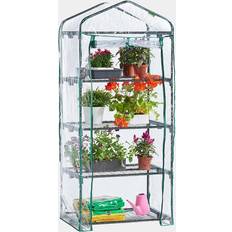 Mini Greenhouses on sale VonHaus Mini Greenhouse â 4 Tier Weatherproof