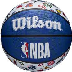 White Basketballs Wilson Nba Team Tribute Basketball Size 7