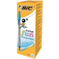 Aucune BiC Cristal Fun Ball Pen Turquoise Box of 20