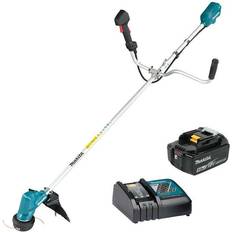 Makita Grass Trimmers Makita DUR191URT 18V LXT Brushless Brush Cutter with Split Shaft, 1 x 5Ah Battery and Charger