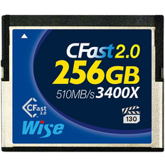 Wise 256GB CFast 2.0 3400X Memory Card