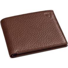 Aspinal of London Finest Quality Full-Grain Brown Billfold Wallet