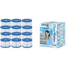 Bestway Lay-Z-Spa Accessories- 12 Filters And Chemical Starter Set