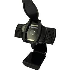 Verbatim AWC-01 Full HD webcam 2560 x 1440 Pixel, 1920 x 1080 Pixel Clip mount, Stand