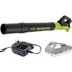 Sun Joe 24V-TB-LTE 24-Volt Cordless Compact Turbine Jet Blower, Kit (w/2.0-Ah Battery Quick Charger)