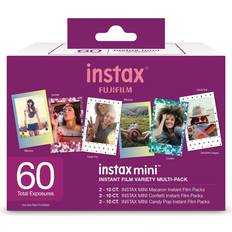 62 x 46 mm (Instax Mini) Analogue Cameras Fujifilm Mini Instant Film Variety Value 60 Pack