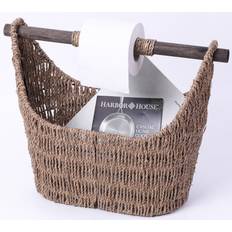 Vintiquewise QI003417 Free Standing Magazine & Paper Holder Basket