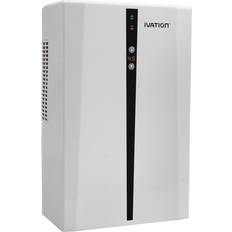 Ivation 1.56 Pint Powerful Mid-Size Thermo-Electric Dehumidifier w/Auto Humidistat, Whites