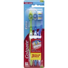 Colgate Extra Clean Full Head Toothbrush, Medium 3 Count