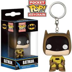 Funko Batman 75th Anniversary Yellow Batman Pop! Vinyl Keychain