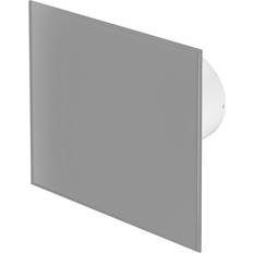 Grey Bathroom Extractor Fans Front Panel TRAX