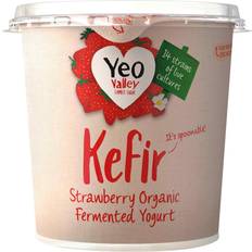 Yoghurts Yeo Valley Organic Kefir Strawberry Yoghurt