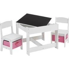 Storage Option Furniture Set Liberty House Toys Wooden Table & Chair Set Bins