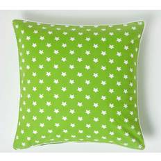 Homescapes Stars Cushion Cushion Cover Green
