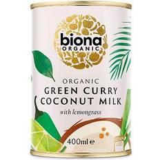 Dairy Products Biona Organic Kokosmælk Grøn Karry Citrongræs 400g