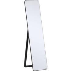 Black Mirrors Homcom 37x43x156cm Floor Mirror 37x156cm