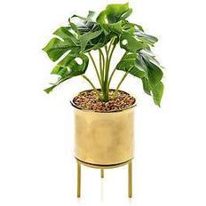 Hestia Gold Footed Planter With