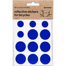 Bookman Reflective Stickers Blue, Blue